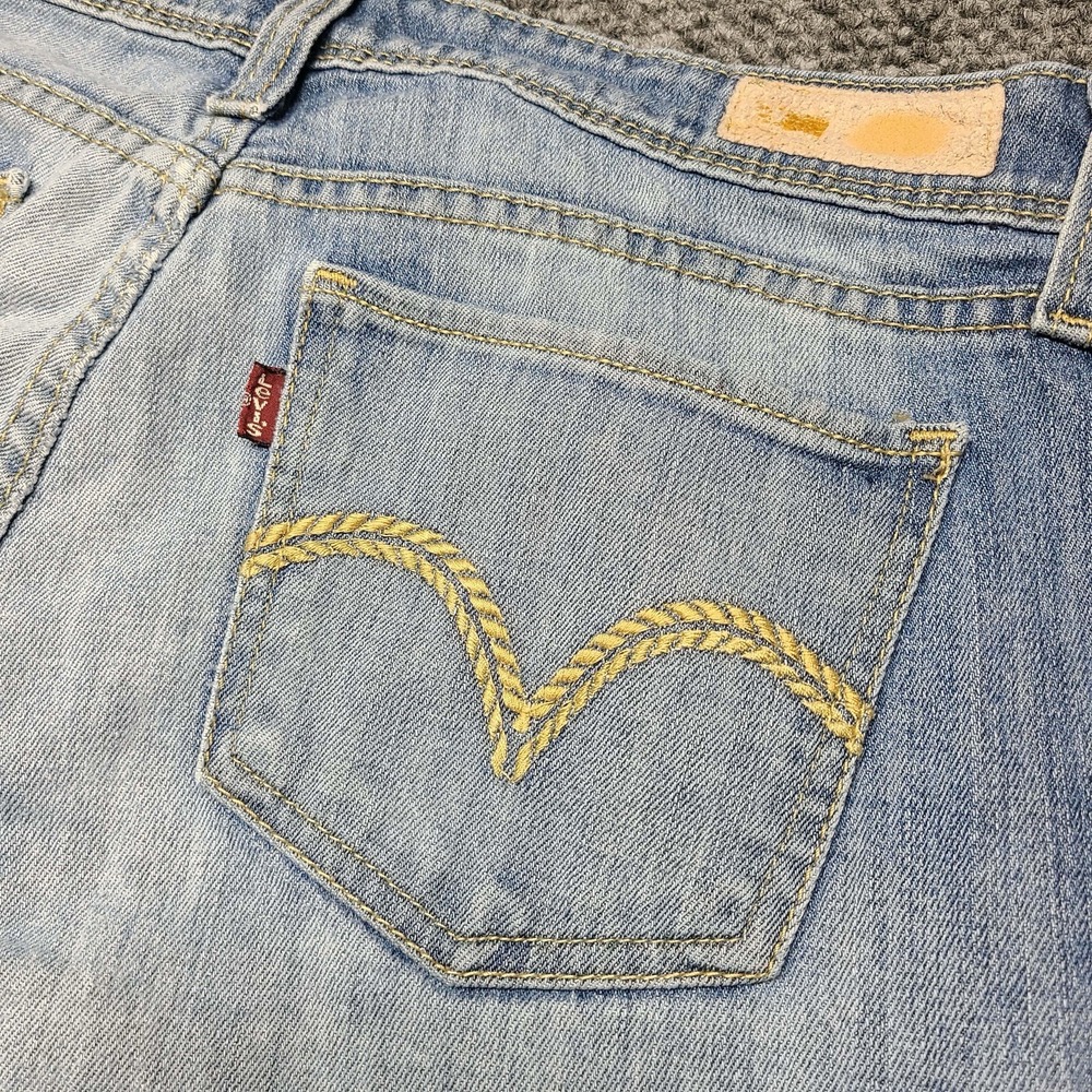 Vintage Levi's Jeans Womens 9 M Demi Curve Batman Tag Straight Leg Stone Wash - Picture 15 of 16